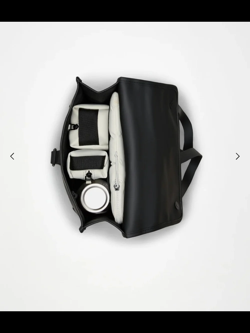RAINS Black Backpack Mini - Sleek Waterproof Carry